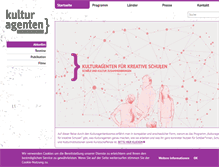 Tablet Screenshot of kulturagenten-programm.de